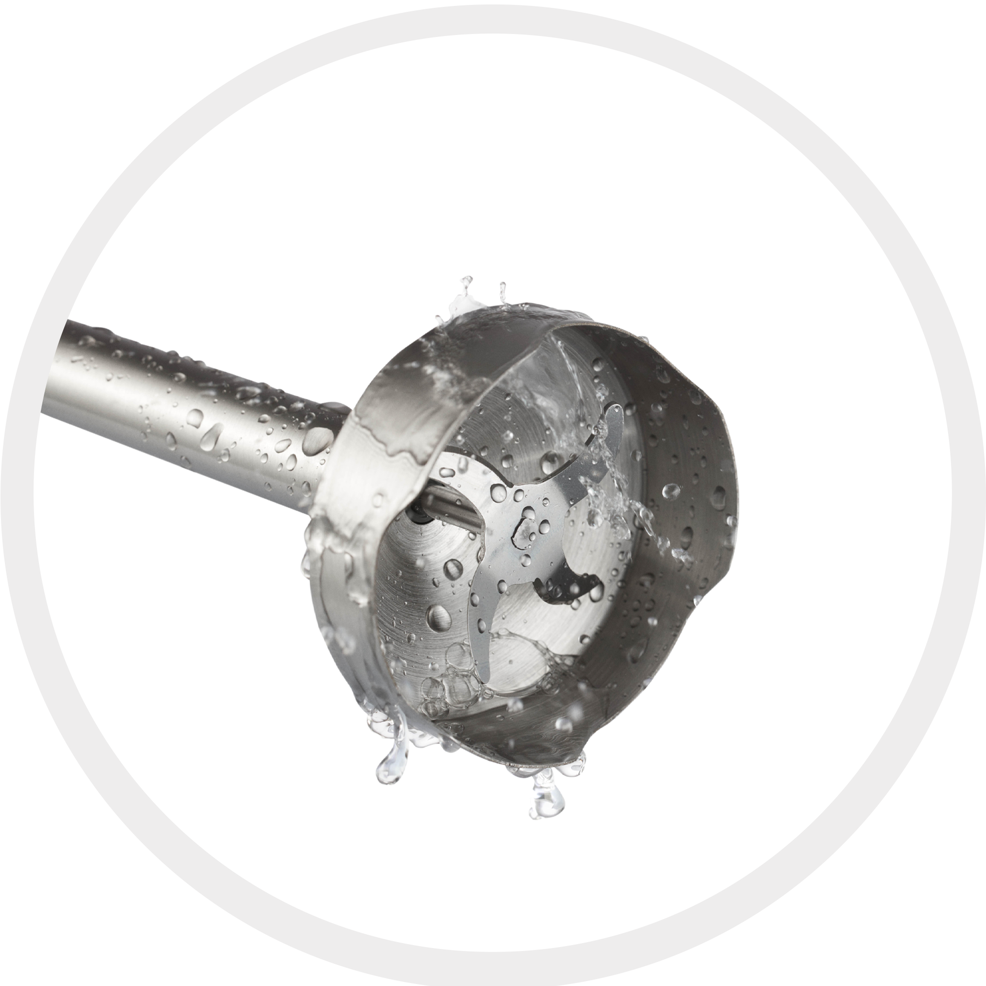 KOLAY TEMİZLENEBİLEN PASLANMAZ ÇELİK 4 BIÇAK YAPISI