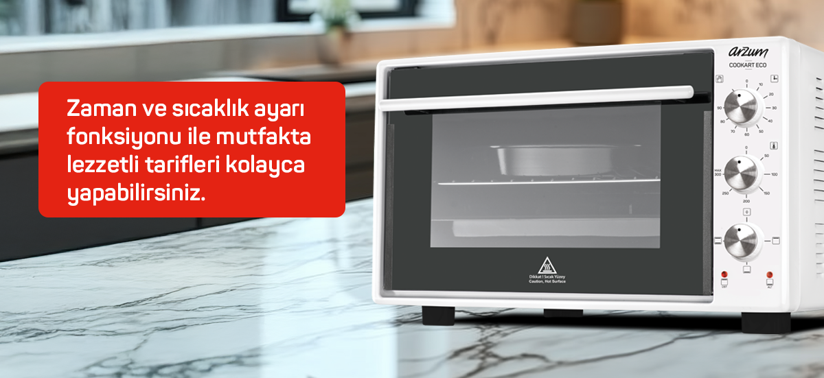 AR2003 Arzum Cookart Eco Midi Fırın Hero
