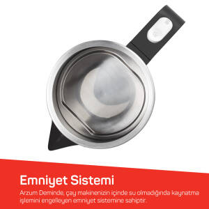 Deminde Çay Makinesi - Inox - AR3129 - 5