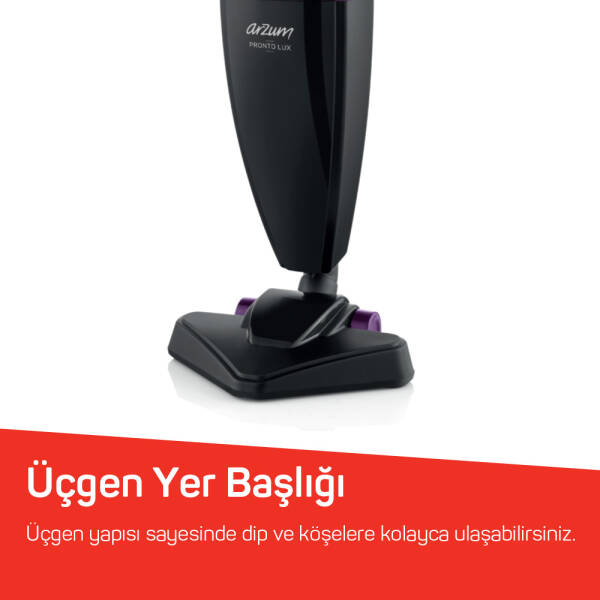 AR4075 Pronto Lux  2 in 1 Arada Handstick Vacuum Cleaner - Deep Plum - 3