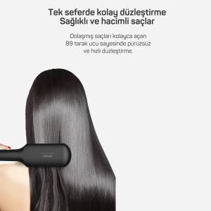 AR5068 Superstar Touch Hair Straightening Brush - Black - 4