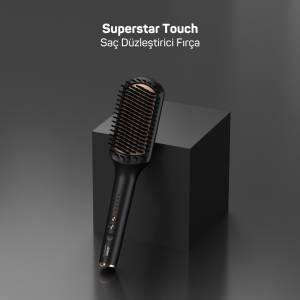 Superstar Touch Saç Düzleştirici Fırça - Siyah - AR5068 (1)