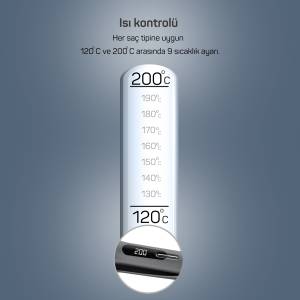 Trendcare | Wag Saç Maşası - Antrasit | AR5079-2500 - 7