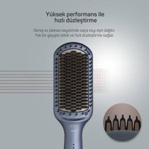 AR5082-O Superstar Pro Hair Straightening Brush - Ocean - 4