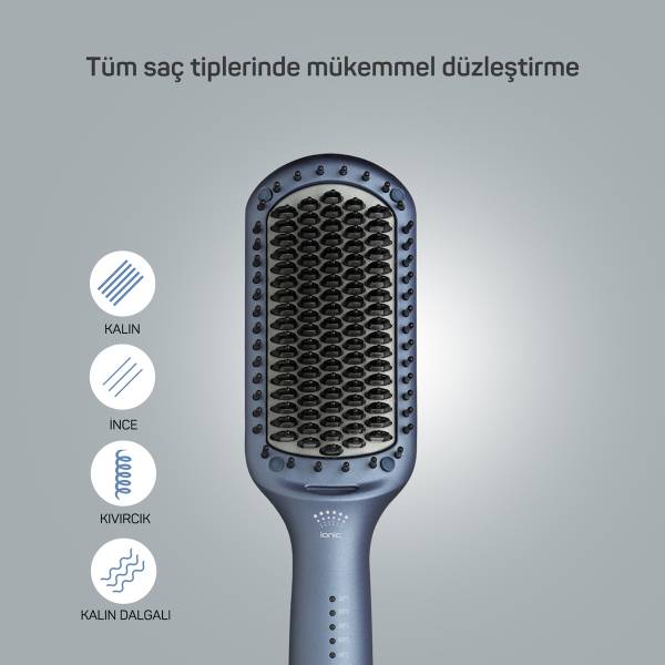 AR5082-O Superstar Pro Hair Straightening Brush - Ocean - 6