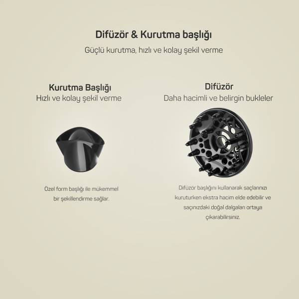 AR569 Linda Hair Dryer - Black  - 4