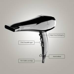 AR596 Imaj Ionic Hair Dryer - Black - 5