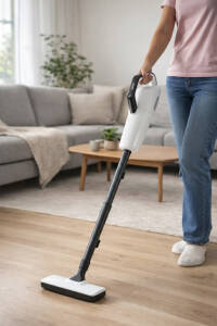 Gırgır | 2'si 1 Arada Dikey Elektrikli Süpürge - Beyaz | AR4098-0200