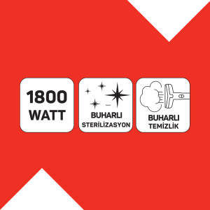 HydroSteam | Buharlı Temizleyici ve Leke Çıkarıcı - Gri | AR4351-1700 - 9