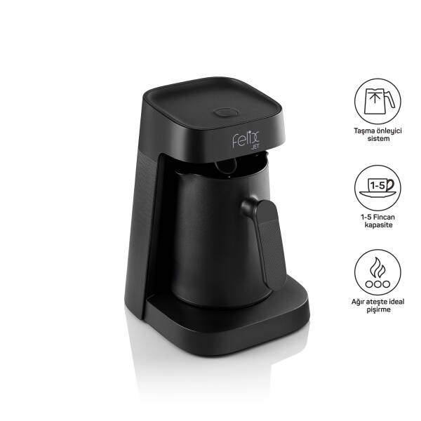 Felix Jet | Türk Kahvesi Makinesi - Siyah | FL397-0100 - 1