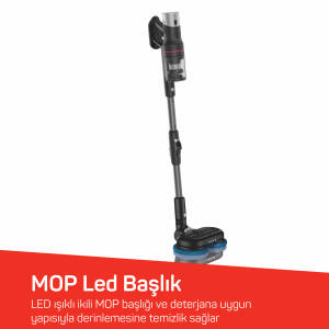MagiClean HydroFlex | Dikey Şarjlı Süpürge - Siyah | AR4210-0100 - 4