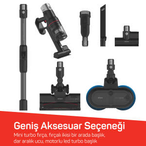 MagiClean HydroFlex | Dikey Şarjlı Süpürge - Siyah | AR4210-0100 - 10