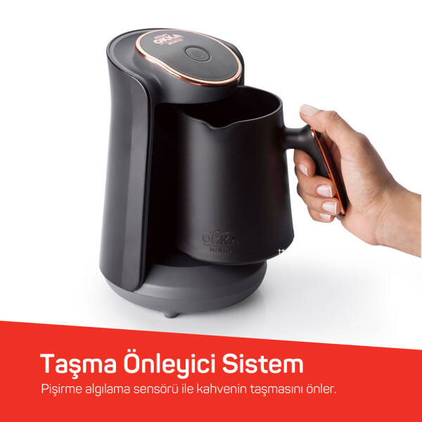 Minio Türk Kahvesi Makinesi - Bakır - OK004 - 6