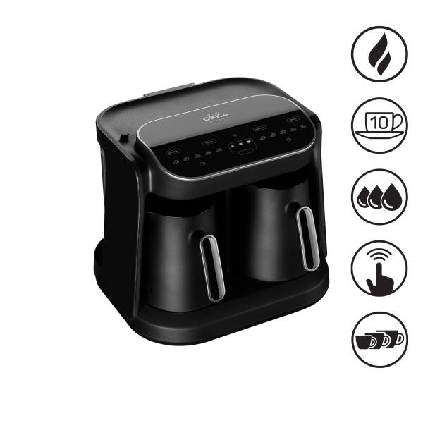 Grandio Duo | Türk Kahvesi Makinesi - Krom | OK007-0500 - 1