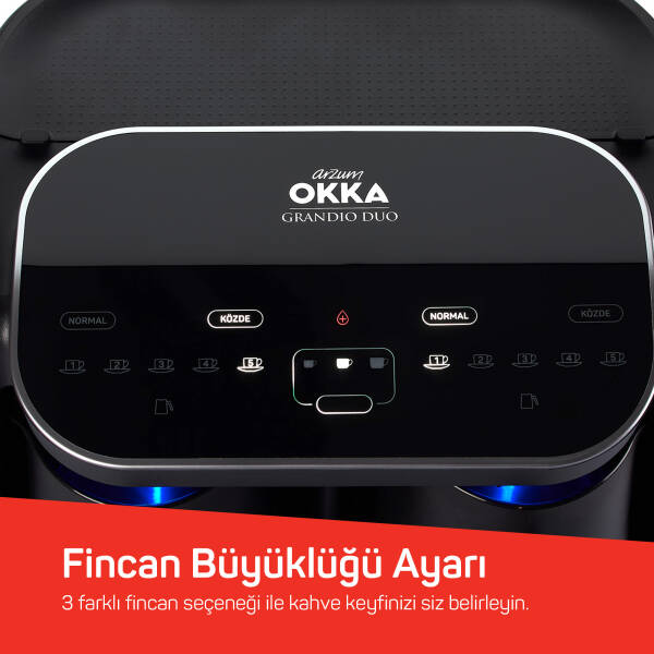 Grandio Duo | Türk Kahvesi Makinesi - Krom | OK007-0500 - 6