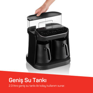 Grandio Duo | Türk Kahvesi Makinesi - Krom | OK007-0500 - 7