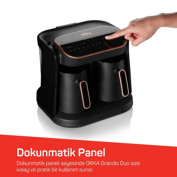 Grandio Duo | Türk Kahvesi Makinesi - Bakır | OK007-0400 - 5