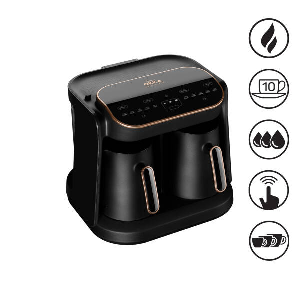 OK007 OKKA Grandio Duo Turkish Coffee Machine - Copper - 1