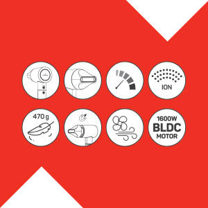 Revolution | Profesyonel Saç Kurutma Makinesi - Platin Gri | AR5169-1700 - 8