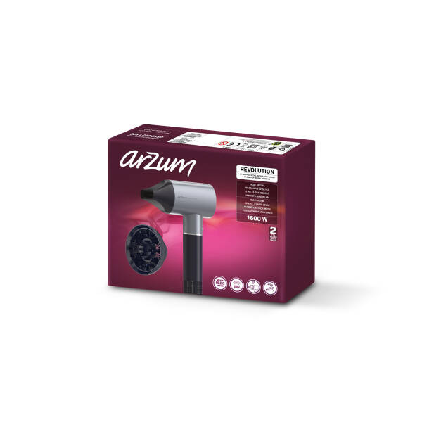 Revolution | Profesyonel Saç Kurutma Makinesi - Platin Gri | AR5169-1700 - 9