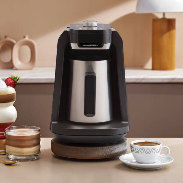 Rich Pro Plus | Su Hazneli Türk Kahvesi Makinesi - Krom | OK0036-0500 - 2