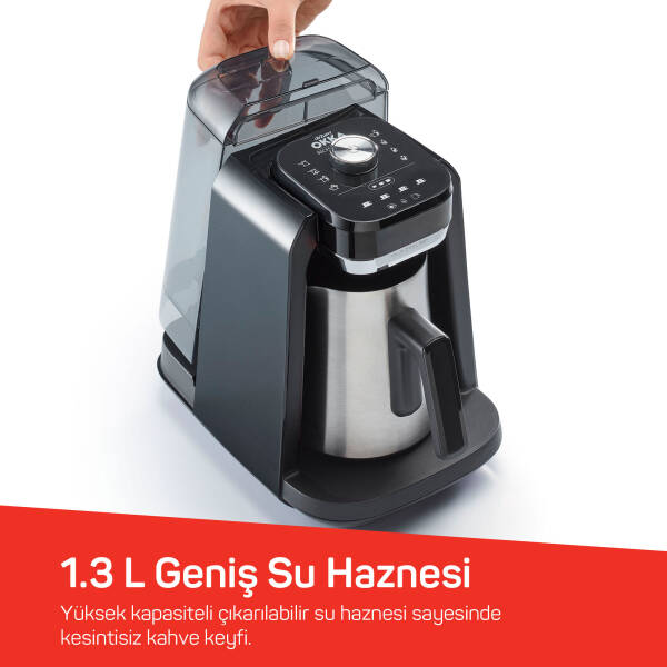 Rich Pro Plus | Su Hazneli Türk Kahvesi Makinesi - Krom | OK0036-0500 - 4