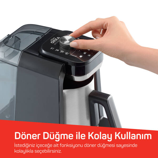 Rich Pro Plus | Su Hazneli Türk Kahvesi Makinesi - Krom | OK0036-0500 - 6