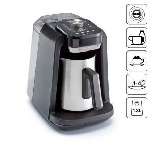 Rich Pro Plus | Su Hazneli Türk Kahvesi Makinesi - Krom | OK0036-0500