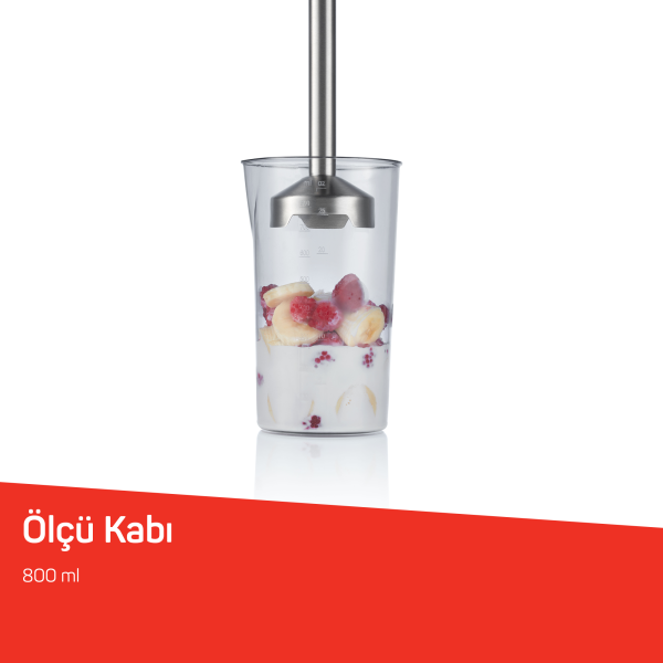 Starchef Pro Multi 1800W 4 Bıçaklı 1500 ml Hazneli 2 Kademeli Blender Seti - Siyah - AR1204-0100	 - 7