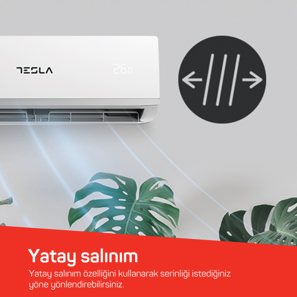 Tesla 12.000 BTU A++ Inverter | Duvar Tipi Split Klima | TS9000-0200 - 3
