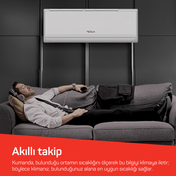 Tesla 12.000 BTU A++ Inverter | Duvar Tipi Split Klima | TS9000-0200 - 4