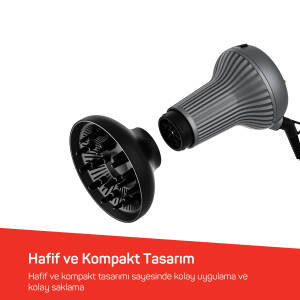 Trendcare Curly | Bukle Belirginleştirici Saç Kurutma Makinesi - Antrasit | AR5124-2500 - 5